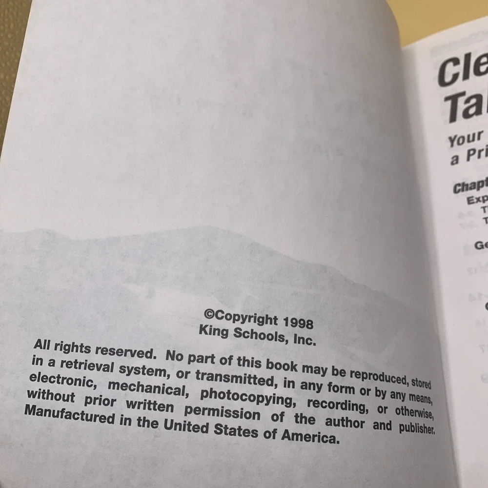 Cleared For Takeoff Cessna Private Pilot Training Program Book Only